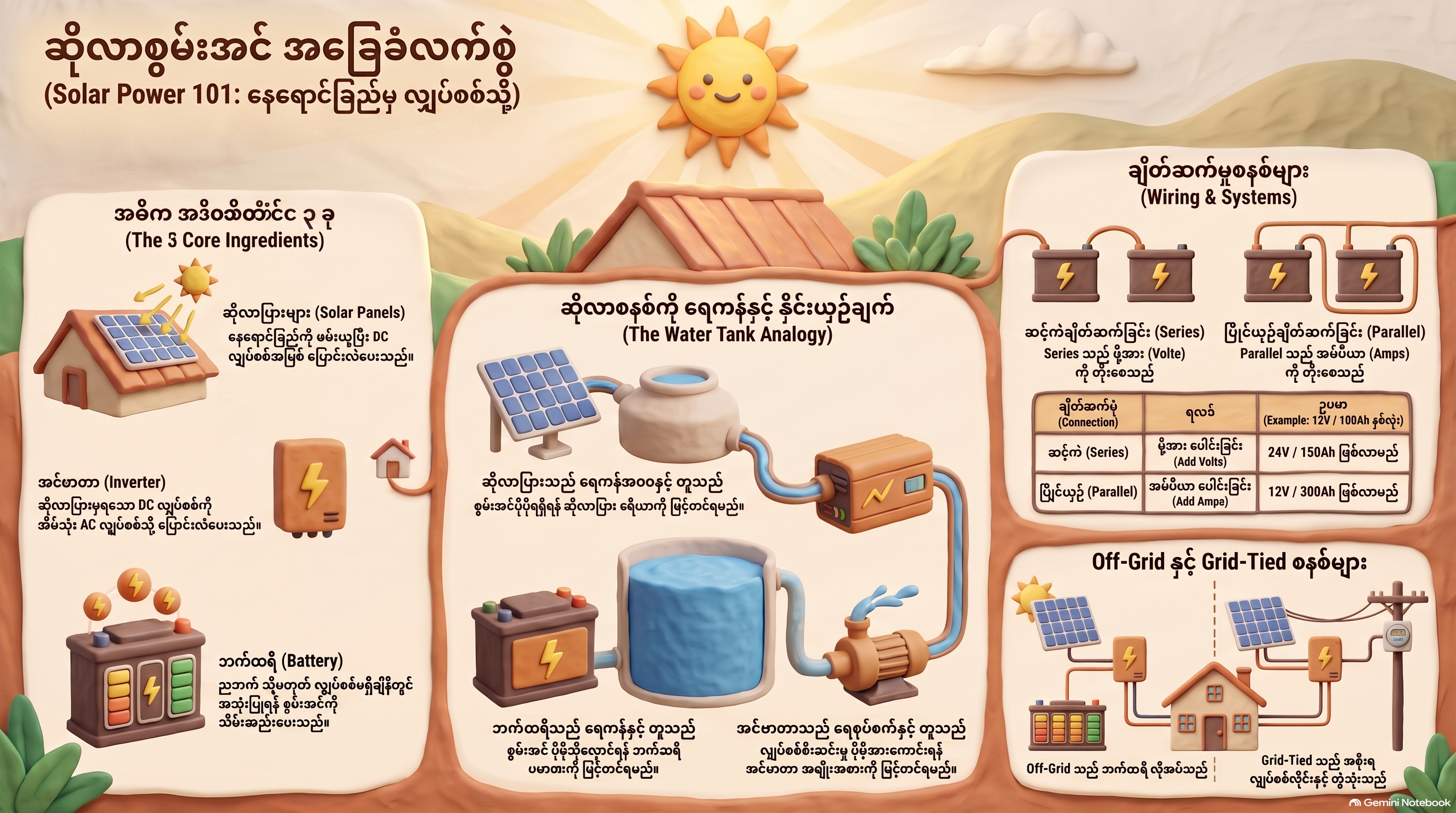 ဆိုလာစွမ်းအင် အခြေခံလက်စွဲ